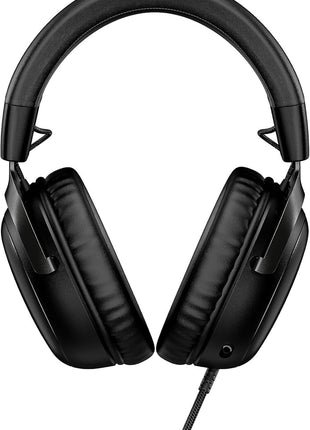 HyperX Cloud III 鈥?Wired Gaming Headset, PC, PS5, Xbox Series X|S, Angled 53mm Drivers, DTS Spatial Audio, Memory Foam, Durable Frame, Ultra-Clear 10mm Mic, USB-C, USB-A, 3.5mm 鈥?Black