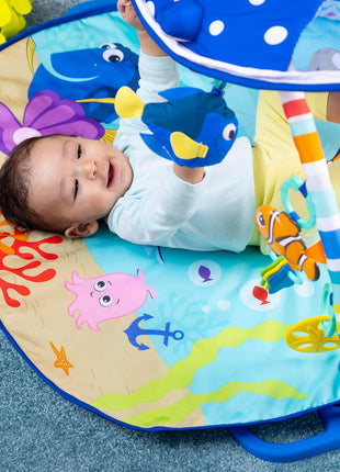 Bright Starts Disney Baby Finding Nemo Mr. Ray Ocean Lights & Music Gym, Ages Newborn +