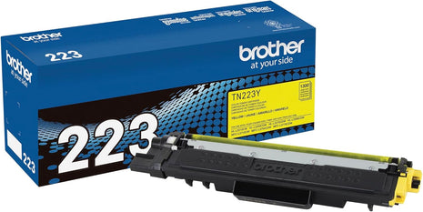Brother Genuine TN223Y, Standard Yield Toner Cartridge, Replacement Yellow Toner, Page Yield Up to 1,300 Pages, TN223, Amazon Dash Replenishment Cartridge | Color printing with 1300 page yield and compatibility for HL-L3230CDW and MFC-L3710CW
