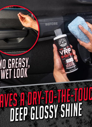 Chemical Guys VRP Vinyl, Rubber, and Plastic Dressing - Tire Dressing, Non-Greasy, Dry-to-the-Touch Shine for Tires, Trim, and More, Safe for Cars, Trucks, SUVs, RVs & More - 16 oz
