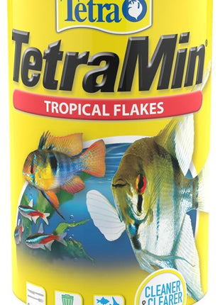 TetraMin Nutritionally Balanced Tropical Flake Food for Tropical Fish, 7.06 oz (pack of 1)