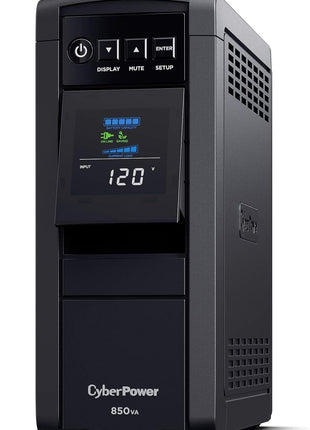 CyberPower CP850PFCLCD PFC Sinewave UPS Battery Backup and Surge Protector | Surge Protector, 850VA/510W, 10 Outlets, AVR, Mini-Tower
