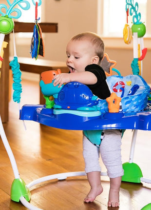 Baby Einstein Neptune's Ocean Discovery Activity Baby Jumper Activity Center, Ages 6 Months +, Max Weight 25 lbs., Unisex