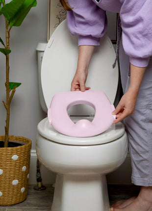 Ingenuity My Size Potty Pro in Pink, Infant Potty Training Toilet, Lifelike Flushing Sound, for Ages 18 Months, Up to 50 Pounds