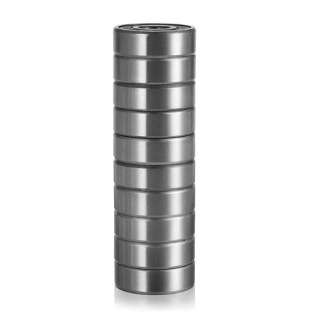 608 ZZ Ball Bearings(10PCS), 608ZZ Metal Double Shielded Miniature Deep Groove Skateboard Ball Bearings (8mm x 22mm x 7mm)