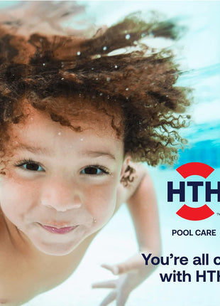 HTH 42051 Swimming Pool Care 3 inch Chlorine Tabs Advanced, Swimming Pool Chlorinating Sanitizer, 8oz
