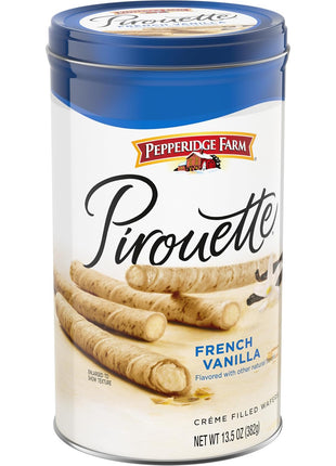 Pepperidge Farm Pirouette French Vanilla Flavored Filled Wafers, 13.5 Oz
