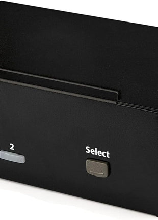 StarTech.com 2-Port DisplayPort KVM Switch - Dual-Monitor - 4K 60 - with Audio & USB Peripheral Support - DP 1.2 - USB Hub, TAA (SV231DPDDUA2)