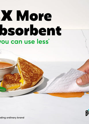 Bounty Select A Size Paper Towels, White, 8 Triple Rolls = 24 Regular Rolls