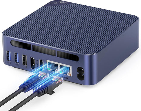 Beelink Mini PC,Mini S12 N95 Intel Alder Lake-N95 (up to 3.4GHz),12GB LPDDR5 512GB SATA3 SSD Mini Desktop Computer, Support 4K@60Hz Dual HDMI Display, 2.5G LAN/USB3.2/Low-Power Home/Office Micro PC