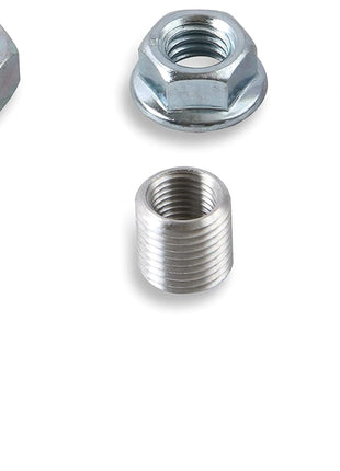 B&M 80658 Brushed Aluminum T-Handle Shifter Grip with Button and SAE Thread Inserts