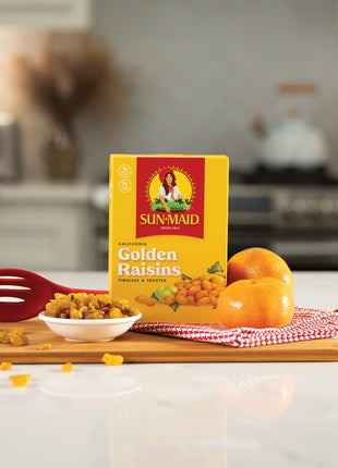 Sun Maid California Golden Raisins   12 oz Sharing Size Box   Dried Fruit Snack for Lunches, Snacks, and Natural Sweeteners
