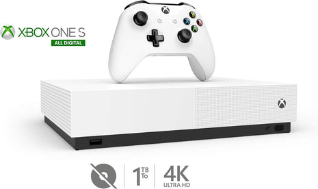 Xbox Microsoft Console 1S All Digital Edition With 3 Games (NJP-00050) 1TB White
