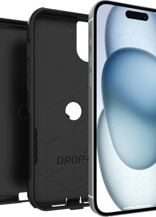 OtterBox iPhone 15 Plus Case, Commuter Shockproof Shock Absorption US Military MIL Standard Black [Domestic Genuine Product] [Otterbox]