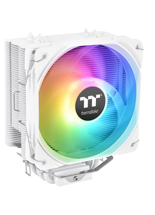 Thermaltake UX200 SE White 5V Motherboard ARGB Sync 16.8 Million Colors 15 Addressable LED Intel/AM5/AMD (LGA 1851/1700) Universal Socket Hydraulic Bearing 170W CPU Cooler CL-P116-AL12SW-A