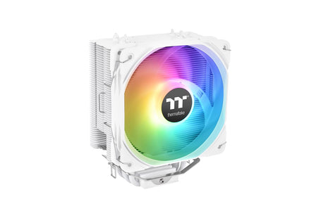 Thermaltake UX200 SE White 5V Motherboard ARGB Sync 16.8 Million Colors 15 Addressable LED Intel/AM5/AMD (LGA 1851/1700) Universal Socket Hydraulic Bearing 170W CPU Cooler CL-P116-AL12SW-A
