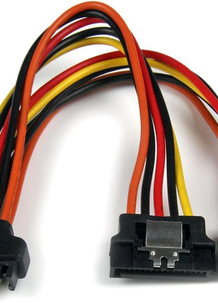 StarTech 6in Latching SATA Power Y Splitter Cable (PYO2LSATA) | Serial ATA Power Splitter, Male to Female, 6 inch Serial ATA Power Cable Splitter