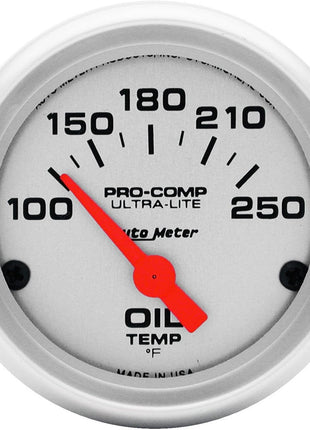 Auto Meter 4347 Ultra-Lite Electric Oil Temperature Gauge , 2 1/16 inch