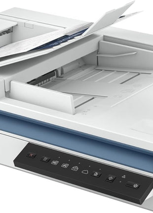 HP ScanJet Pro 2600 f1, White, Fast 2-Sided Scanning and Auto Document Feeder (20G05A)