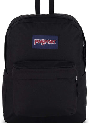 JanSport SuperBreak Plus Backpack with Padded 15-inch Laptop Sleeve and Integrated Bottle Pocket - Spacious and Durable Daypack for Work and Travel - Black