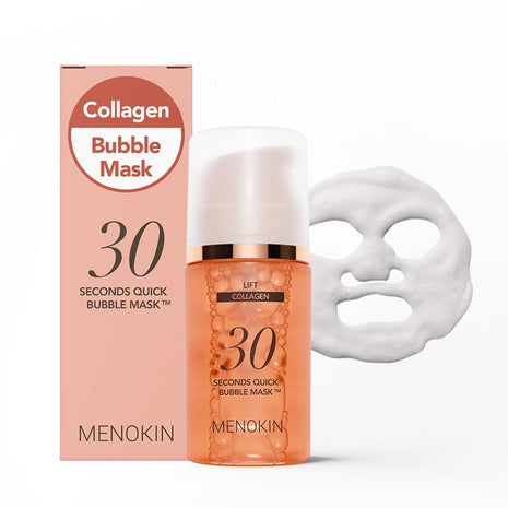 MENOKIN 30 Seconds Bubble Mask LIFT, Collagen Firming Face Mask, 2.36 fl oz