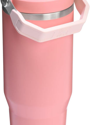 STANLEY IceFlow 2.0 Flip Straw Tumbler, 30 oz, Pink Mesa | Easy Carry Handle | Twist On Lid and Flip Up Straw | Leak Resistant Water Bottle | Insulated Stainless Steel | BPA-Free