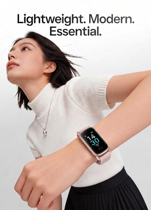 Lightweight Activity & Fitness Tracker with Subscription-Free App Control, AI Sleep Insights, 24/7 Heart Rate & Blood Oxygen Tracking, 16 Sport Modes, Waterproof Smart Watch for Men & Women