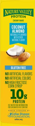 Nature Valley Chewy Granola Bar, Protein, Coconut Almond, 5 Bars, 7.1 OZ (Pack of 4)
