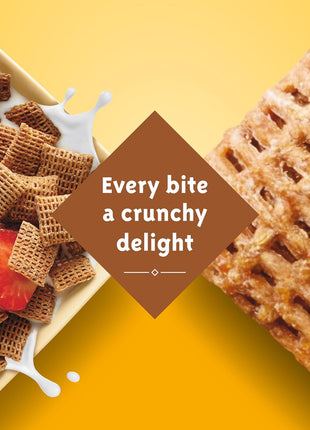 Wheat Chex Breakfast Cereal, Homemade Chex Mix Ingredient, Family Size, 19 oz