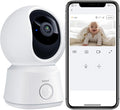 ARENTI 360° View Baby Monitor Camera, Smart Phone App, Human/Motion/Noise Detection, Auto Tracking, Customed Alert Area, 2-Way Audio, Real-Time Temperature Monitoring, Lullabies