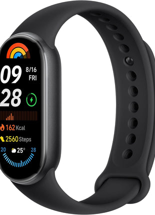 XIAOMI Smart Band 9 Global Version (2024) 1.62inch Amoled Display | 233 mAh Battery | up to 21 Days of Battery Life | Over 150 Workout Modes | BT 5.4 | 50M Water Resistant - Midnight Black