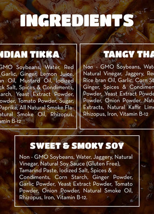 Ready to Cook Tempeh-All Thins Tempeh (Pack of 3)- 28g Clean Protein| High Fiber | More Protein & Fiber than Tofu & Cottage Cheese| Gut-Friendly | Gluten Free | Dairy Free | Vegan | Non GMO