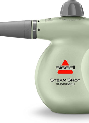BISSELL Steam Shot??OmniReach handheld portable steam cleaner for tile, grout, windows, bathrooms, kitchens, fabric steaming tool