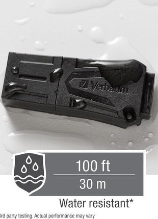Verbatim 32GB ToughMAX USB 2.0 Flash Drive - Extremely Durable Thumb Drive - Black