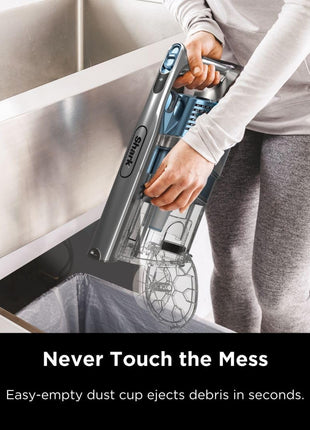 Shark IZ462H Vertex Ultra Lightweight Cordless Stick Vacuum with DuoClean PowerFins, Crevice, Pet Multi Tool, Anti Allergen, Brush, Removable Handheld, Flex, 60 min Runtime, Blue, MultiFLEx