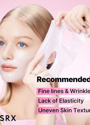 COSRX The Peptide Collagen Hydrogel Pack, Mask Pack, Pack of 3, Resilient, Glossy, Shiny, Moisture, Moisture, Lifting, Collagen Mask, Gel Mask, Tested for Human Body, Cosar X, Essence, Skin Care, Korean Cosmetics