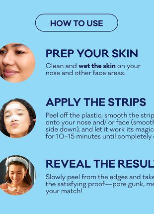 Biore Blackhead Remover Pore Strips, Deep Cleansing, Nose & Face, 14 ct | Nose, Chin & Forehead Use, Unclogs Pores Instantly, Oil-Free, Non-Comedogenic, Oily Skin, Skincare