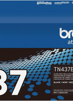 Brother Genuine TN437BK Ultra High Yield Black Toner Cartridge XL