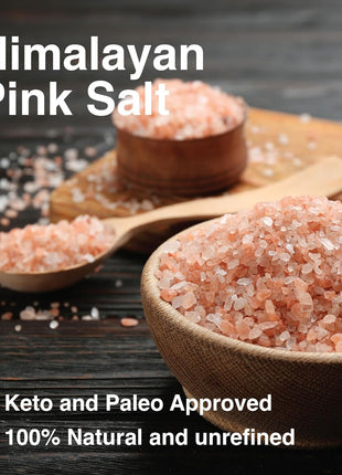 The Spice Lab Pink Himalayan Salt and Pepper Combination Gift Pack (Coarse Salt + Peppercorn Bags)