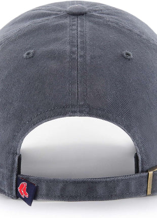 47 Brand MLB Vintage Navy Primary Logo Clean Up Adjustable Baseball Cap Hat, Adult One Size Fits All