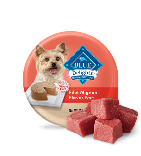 BLUE Divine Delights Filet Mignon Flavor in Savory Juices, 3.5 Ounce (Pack of 1)