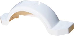 Fulton 508574 14 inch White Fender with Step
