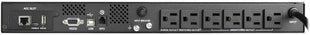 Tripp Lite UPS Smart 500VA 300W Rackmount USB DB9 WEBCARDLX 6 Outlets 1URM (SMART500RT1UN)