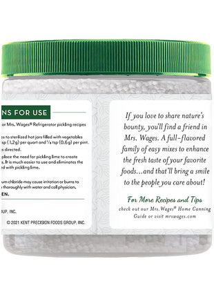 Mrs. Wages Pickle Mix, Xtra Crunch, Easy-To-Use, Fast Results, Great Taste & Crispness, Ensures Crunchiness, 5.5 oz Jar (Pack of 1)