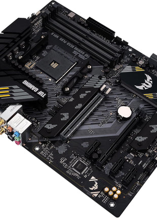 ASUS TUF Gaming B550-PLUS WiFi II AMD AM4 (3rd Gen RyzenTM) ATX Gaming Motherboard (PCIe 4.0, WiFi 6, 2.5Gb LAN, BIOS Flashback, USB 3.2 Gen 2, Addressable Gen 2 RGB Header and Aura Sync)