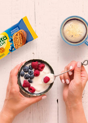 belVita Breakfast Bars Biscuits, Blueberry, Value Pack, 12 Packs (4 Biscuits Per Pack)