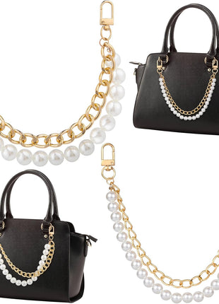 2Pcs Pearl Purse Chain