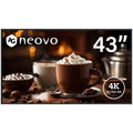 AG Neovo DS4351U 43'' Commercial Digital Signage Display for Business, All-in-one, 4K UHD, 500 nits, HDMI, USB, LAN, WiFi, 3-Year Waranty, 24/7 Operation, Portrait and Landscape