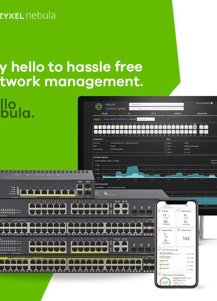 Zyxel 8 Port Network Ethernet Switch | Smart Managed | PoE+ | GS1920-8HPV2 | 8x GbE PoE+ with 130W Budget + 2x Combo RJ-45/SFP, Fanless, NebulaFlex, VLAN, QoS, Wall Mount Kit Included, TAA Compliant
