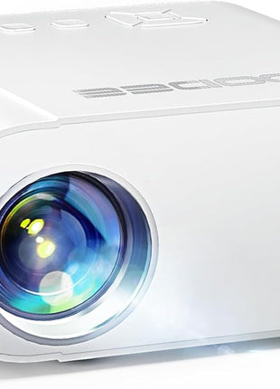 GooDee Smart Viedo Projector 4K with WiFi and Bluetooth, 1000ANSI Brightness Auto Keystone Focus Mini Movie Projector Portable for Home Theather Indoor/Outdoor
